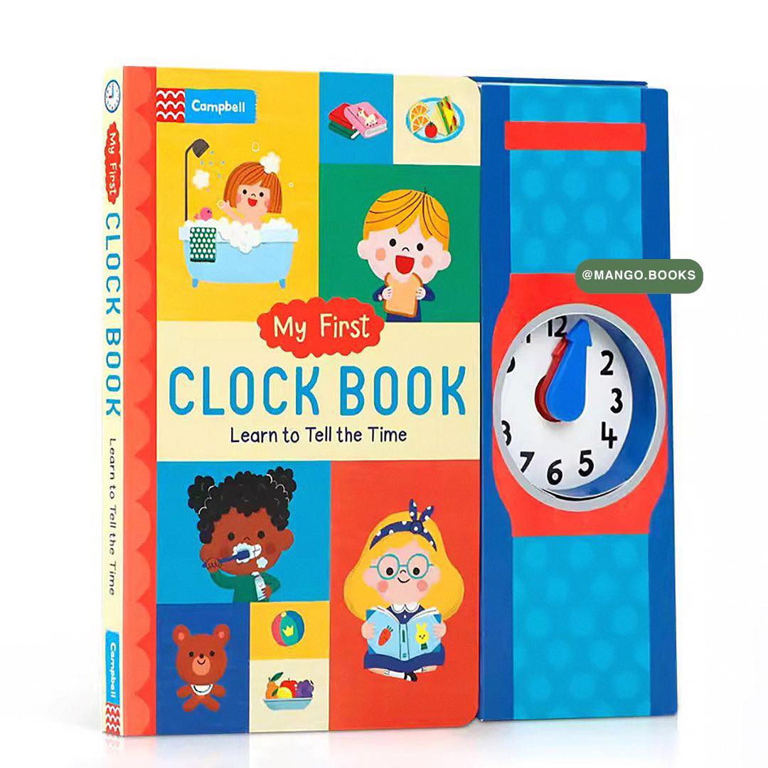 Sách My First Clock Book: Learn To Tell The Time
